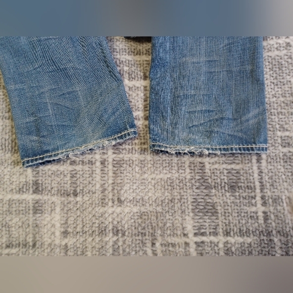 Rock Revival Men's Jeans Antonio Boot Cut Style American Classic Distressed - Picture 8 of 12